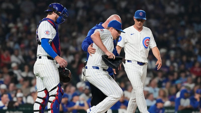Cubs reliever Trent Thornton hoping to avoid IL after he was struck on heel by comebacker