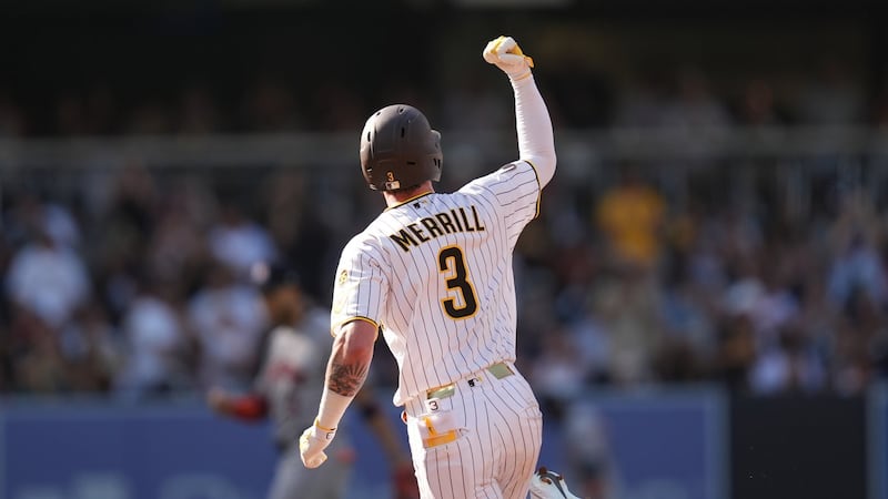 Merrill hits early homer as Padres hang on to beat Astros