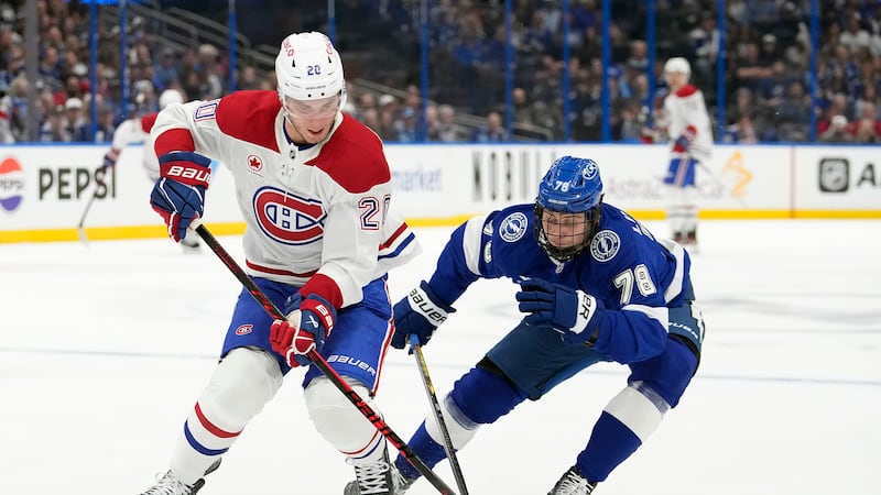 Canadiens, Lightning tied heading to third period of Game 1