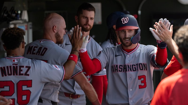 Abrams, Crews hit back-to-back homers to help Nationals over Athletics