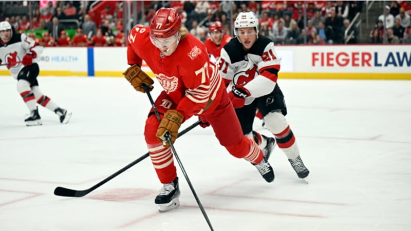 RFA Edvinsson plans to attend Red Wings training camp while awaiting new deal