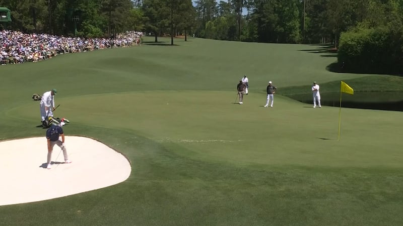 Must See: Bryson cards ugly triple bogey after needing 3 shots to get out of the bunker
