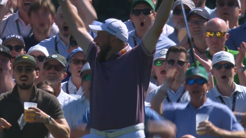 Must See: Shane Lowry records his second ace at Augusta with a hole-in-one on six