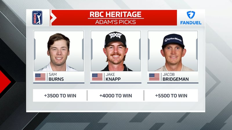FanDuel Best Bets: Golf Talk Canada makes their picks for the RBC Heritage