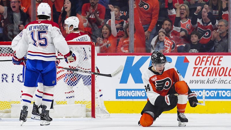NHL: Canadiens 2, Flyers 4