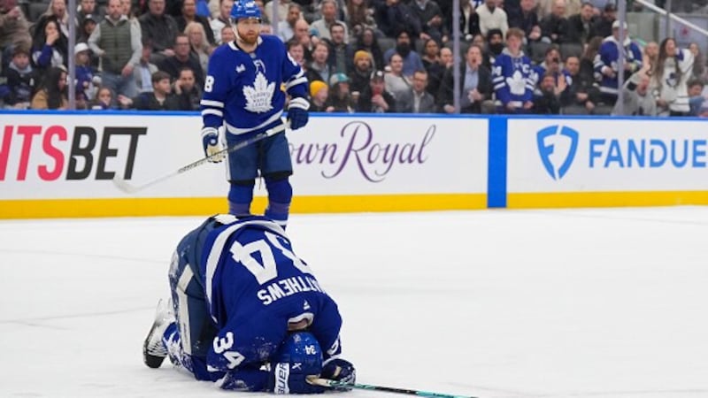 Matthews on lack of response from team after Gudas hit, how rehab is going