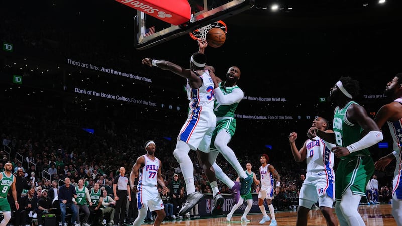 Jaylen Brown puts Adem Bona on a ferocious poster