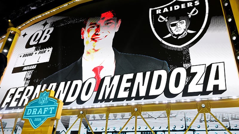 Must See: Raiders select QB Fernando Mendoza with first overall pick in 2026 NFL Draft