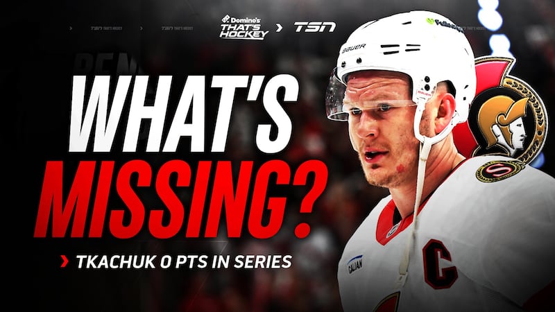 Why hasn't Tkachuk had playoff impact for Senators?