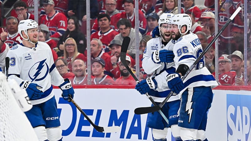 Hagel scores twice as Lightning come back in Game 4 to even series with Habs