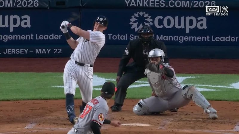 Ben Rice launches 3-run HR for Yankees