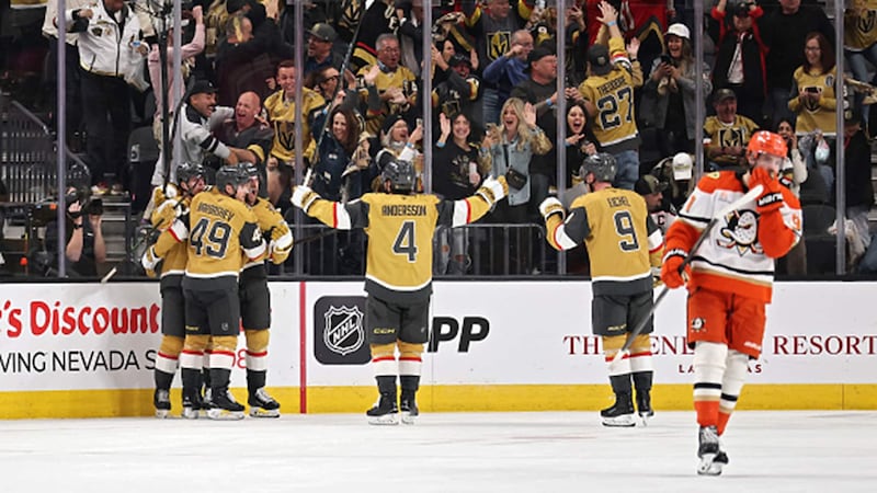 NHL: Ducks 1, Golden Knights 3