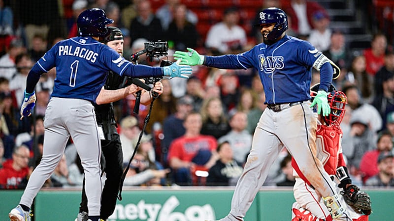 MLB: Rays 8, Red Sox 4