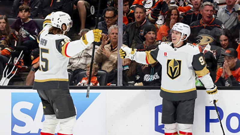 NHL: Golden Knights 6, Ducks 2