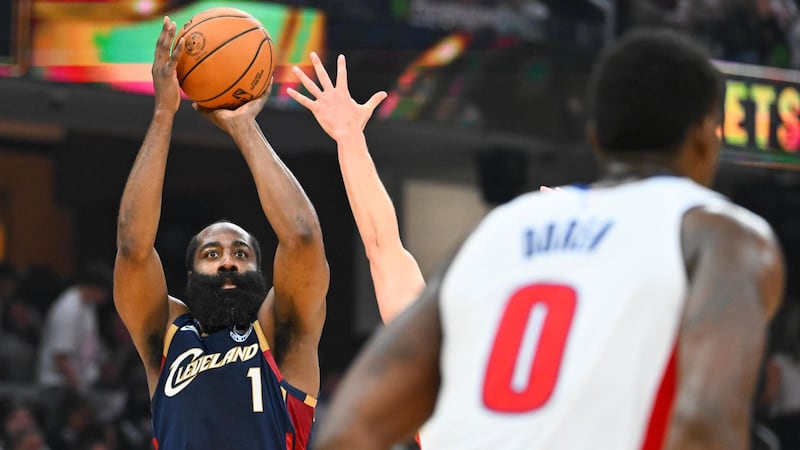 James Harden nails a dagger three for the Cavs