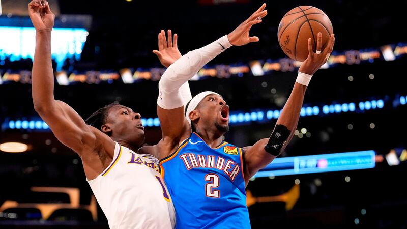 NBA: Thunder 131, Lakers 108