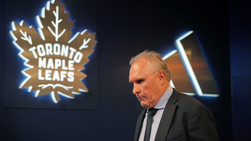 How long is Berube's leash if he starts the season in Toronto?