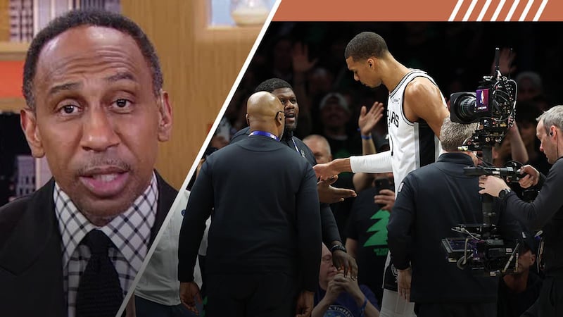 Why Stephen A. credits the NBA for not suspending Wemby