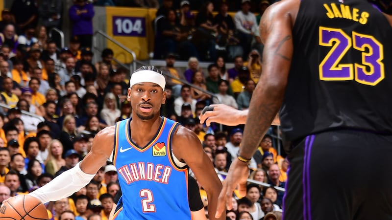 NBA: Thunder 115, Lakers 110