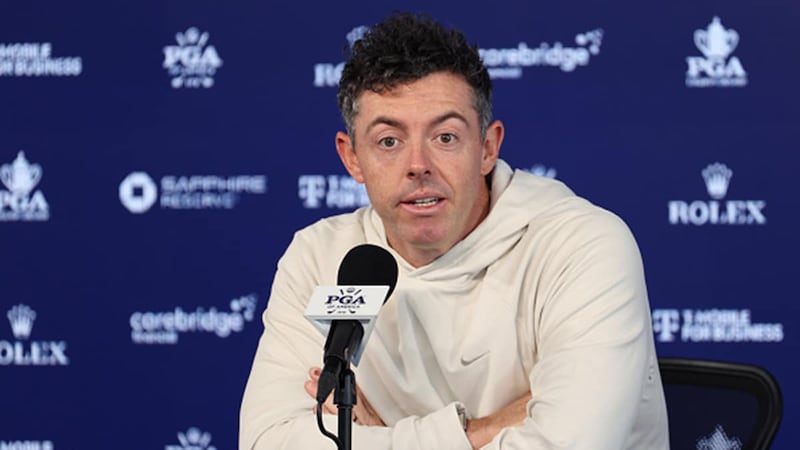 McIlroy on heading into PGA Championship refreshed, Scheffler's work ethic