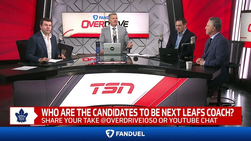 Who are the coaching options for Oilers and Leafs?