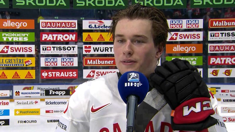 Celebrini happy with 'complete game' from Canada