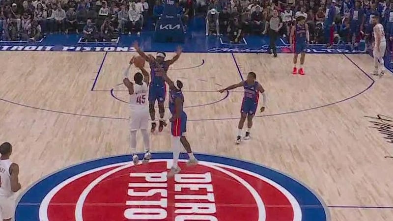 Must See: Donovan Mitchell banks in a half court shot to beat 1st-quarter buzzer