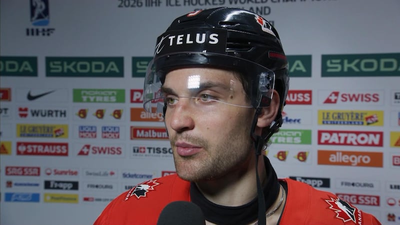 Mateychuk discusses 'unreal' feeling of scoring his first goal for Team Canada
