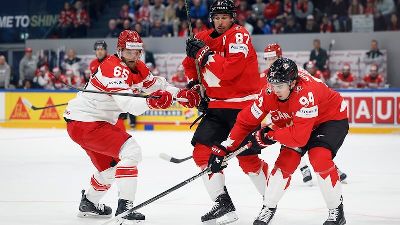 Crosby, Canada's top line comes through in decisive third period against Denmark