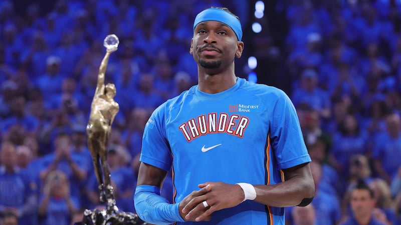 SGA presented with NBA MVP before WCF Game 1