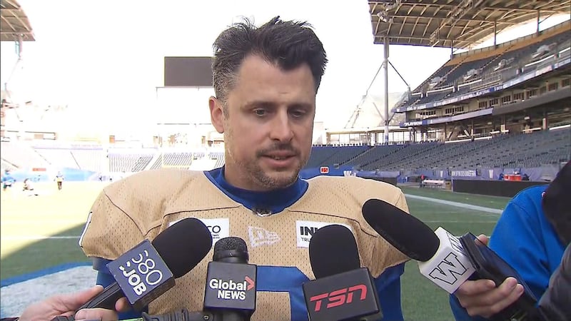 Bombers QB Collaros shares what it's like working with 'ultimate communicator' Condell