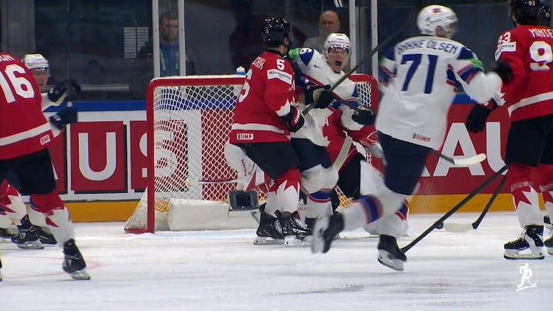 Eskild Bakke-Olsen strikes first for Norway as Canada trails for first time at WHC