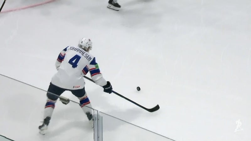 Johannesen beats Talbot through traffic to make it 2-0 for Norway