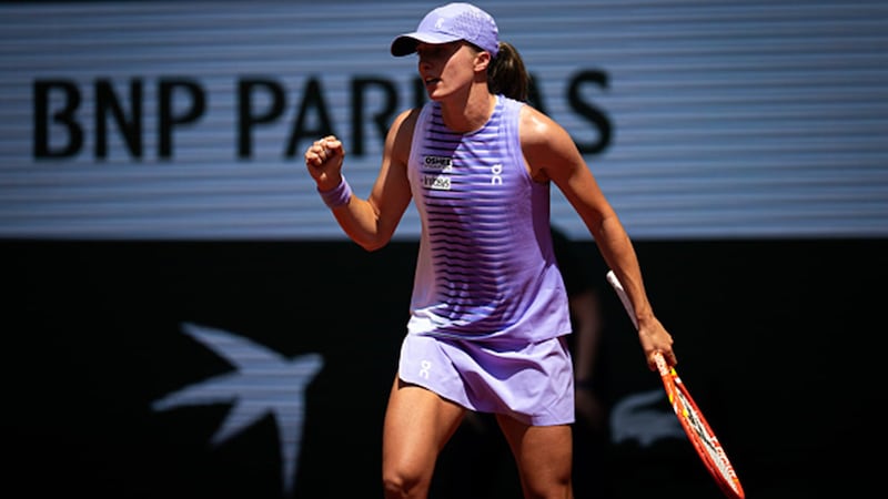 Swiatek dispatches French Open debutante Jones in a clinical straight-set victory