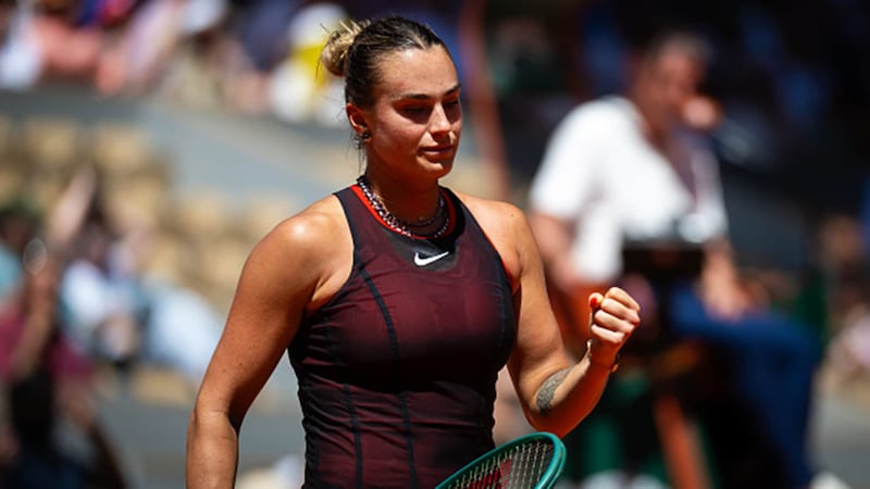 Sabalenka shines in first-round match win against Bouzas Maneiro at Roland-Garros