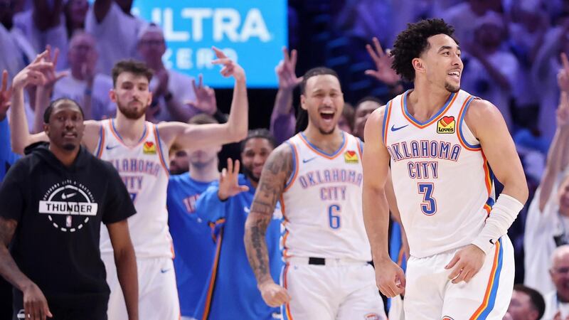 Thunder fans hyped as pair of Jared McCain triples force Spurs timeouts