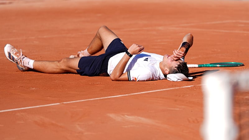 Jakub Mensik collapses after marathon match at Roland-Garros; Baptiste forced to retire