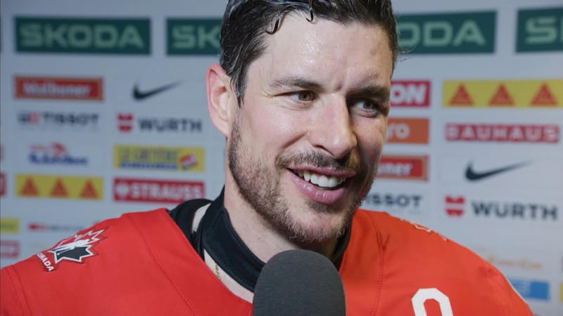 'Goalie or no goalie it's nice to see it go over the line': Crosby on scoring his first goal