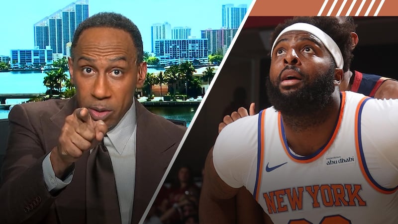 Stephen A. fired up over Mitchell Robinson's pinkie injury