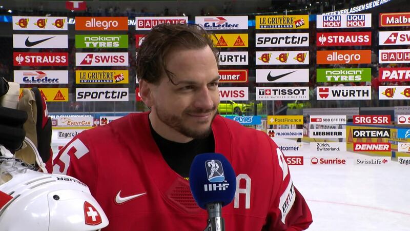 Andrighetto says Switzerland excited, motivated for chance to claim gold on home ice
