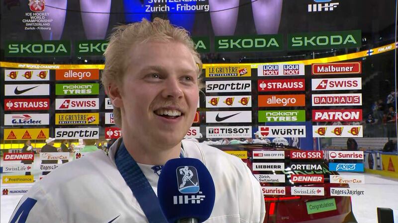 Helenius soaks in gold medal moment: 'Always dreamed of scoring that goal'