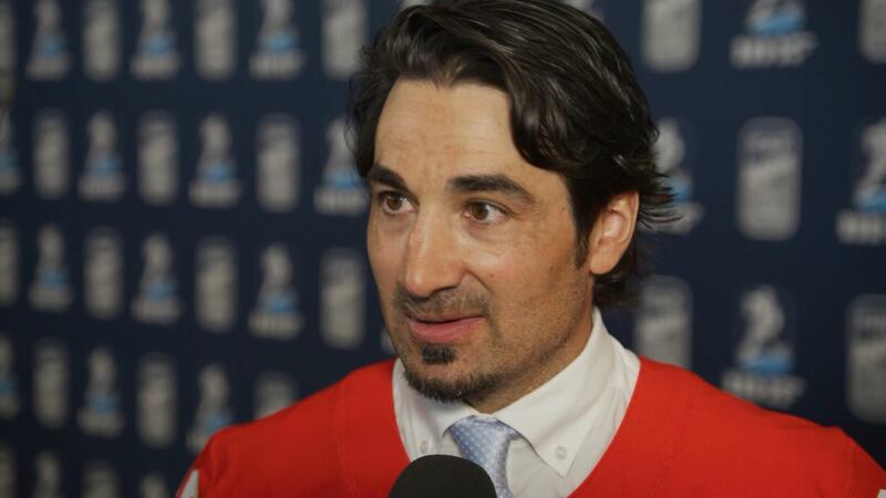 Ambuhl says day 'pretty perfect' with IIHF HOF induction, hopes Swiss can claim gold