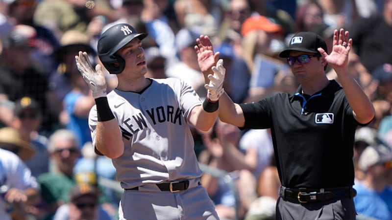 MLB: Yankees 13, Athletics 8