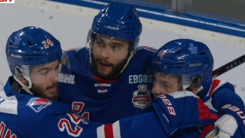 Kitchener's Pridham and O'Reilly cash in under a minute apart on PP to start third period