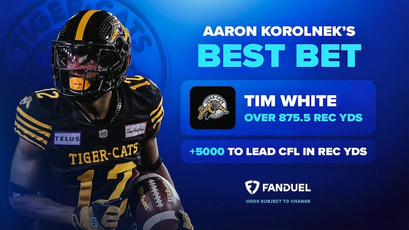 FanDuel Spotlight: Tim White will shine in the Blue Bombers' revamped offence