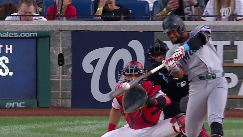 Marlins smack three consecutive HRs against Nationals