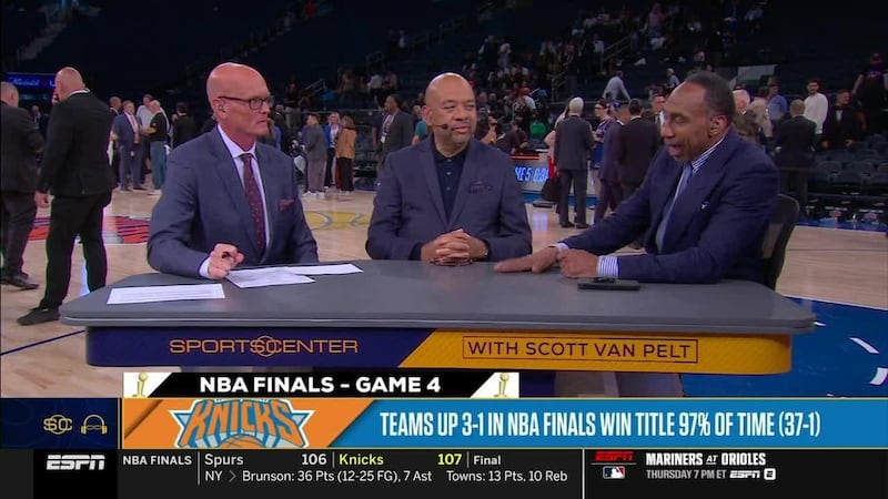 Stephen A.: I bowed my head and prayed during Spurs' final play