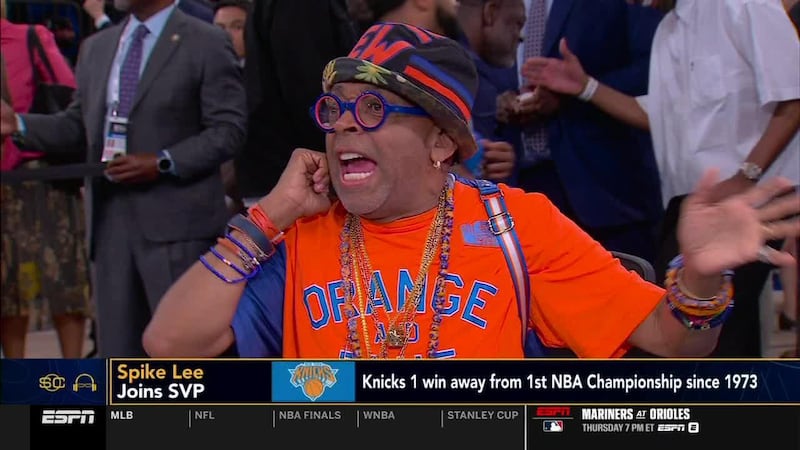 'We did it!' Amped-up Spike Lee reacts to Knicks' epic win