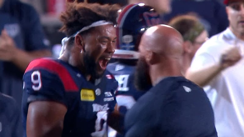 Must See: Awe blocks Argos' punt attempt, Als recover ball in end zone for TD