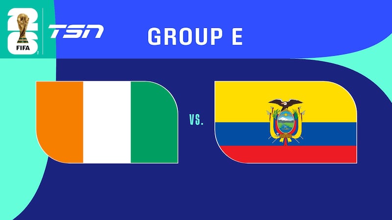 Match in 30: Cote d'Ivoire vs, Ecuador